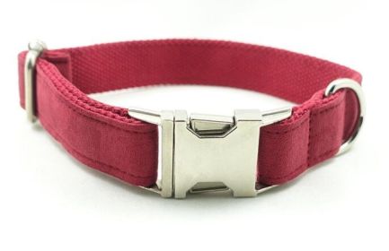Pet Traction Collar Dog Collar (Option: Red-M)